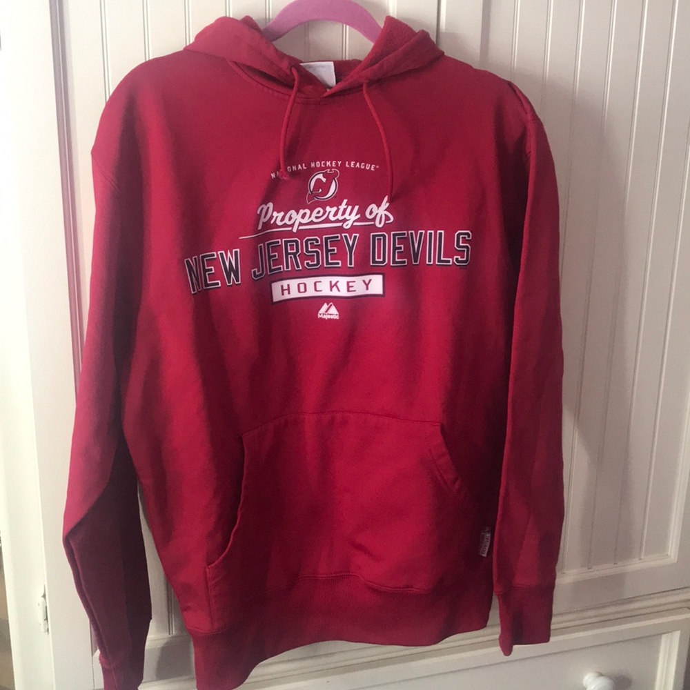 NJ Devils Red Hoodie